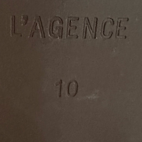 L'AGENCE Elise III Pointed Toe Oxford Flat Shoes Cappuccino Suede - Picture 13 of 13